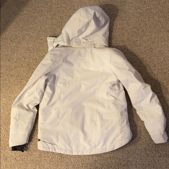 Obermeyer❄️white ski jacket w/matching gloves